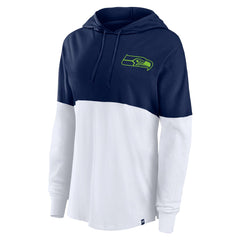 NFL Seattle Seahawks Women's Backup Option Long Sleeve Hoodie T-Shirt