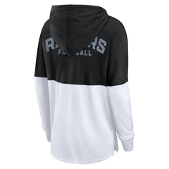 NFL Las Vegas Raiders Women's Backup Option Long Sleeve Hoodie T-Shirt