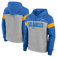 NFL Los Angeles Chargers Women's Bold Play Call Pullover Hoodie