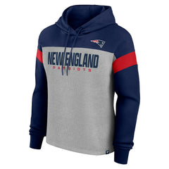 NFL New England Patriots Women's Bold Play Call Pullover Hoodie