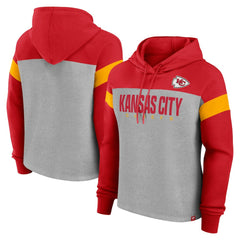 NFL Kansas City Chiefs Women's Bold Play Call Pullover Hoodie