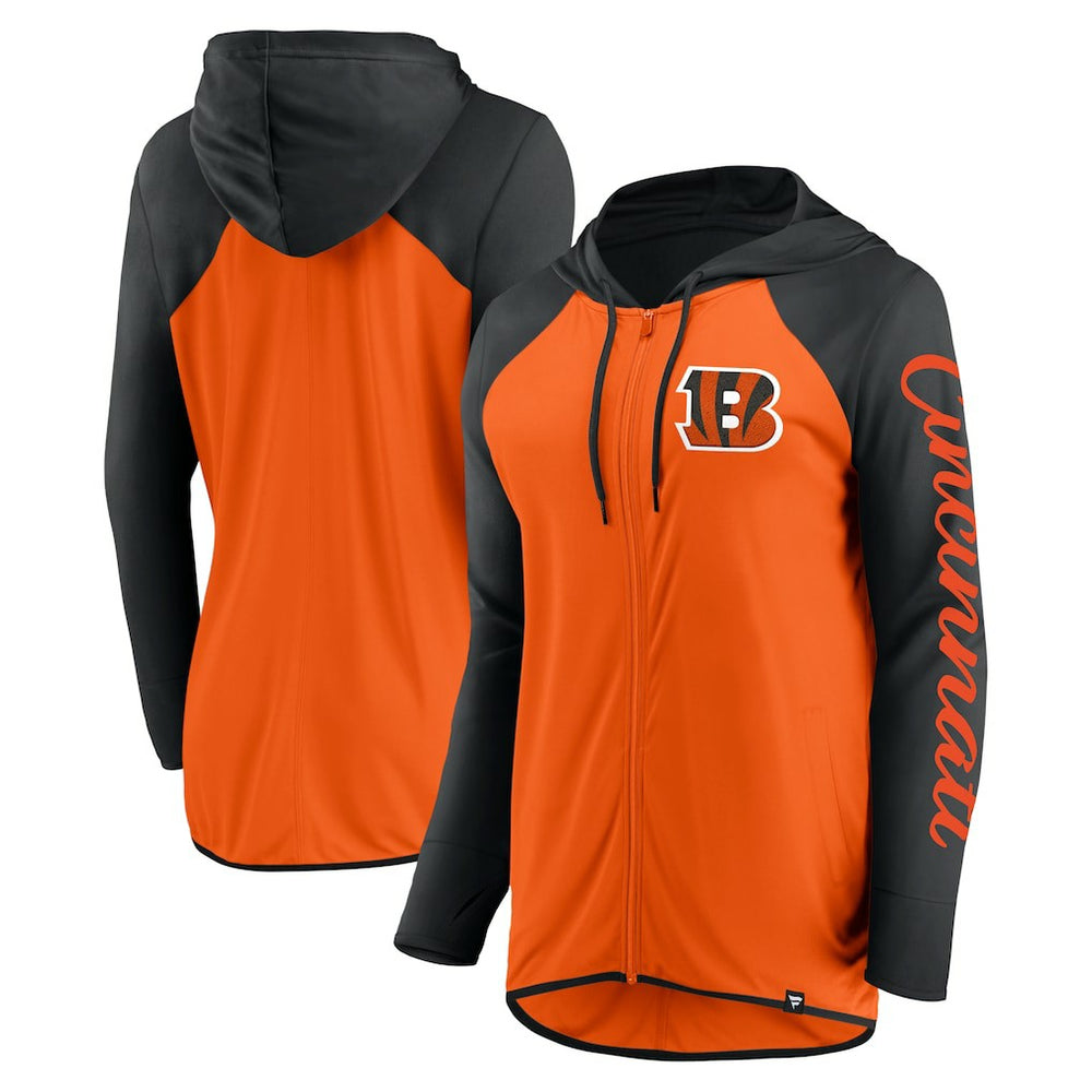 NFL Cincinnati Bengals Women's Script Full-Zip Hoodie