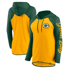 NFL Green Bay Packers Women's Script Full-Zip Hoodie