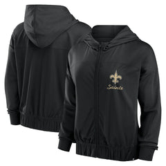 NFL New Orleans Saints Women's Script Lock Full-Zip Hoodie