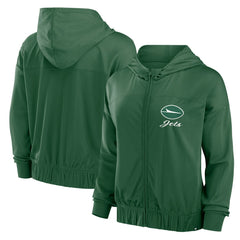 NFL New York Jets Women's Script Lock Full-Zip Hoodie