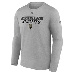 Vegas Golden Knights Fanatics Authentic Pro Core Primary Long Sleeve T-Shirt