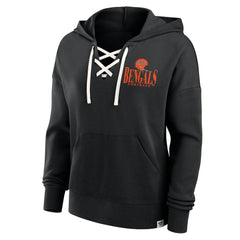 NFL Cincinnati Bengals Women's Blitz Left Lace-Up Pullover Hoodie