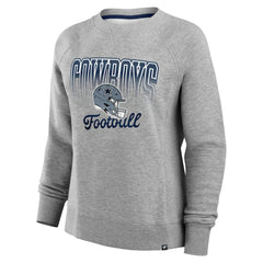NFL Dallas Cowboys Women's Hit Hard Fleece Pullover Sweatshirt