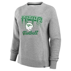 NFL New York Jets Women's Hit Hard Fleece Pullover Sweatshirt