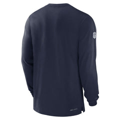 NFL Dallas Cowboys 2024/25 Sideline Player Tri-Blend Performance Long Sleeve T-Shirt