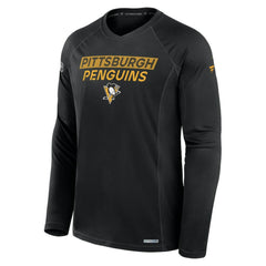 Pittsburgh Penguins Fanatics Authentic Pro Rink Tech Long Sleeve T-Shirt