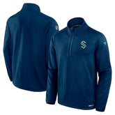 Seattle Kraken Fanatics Authentic Pro Rink Quarter-Zip Jacket