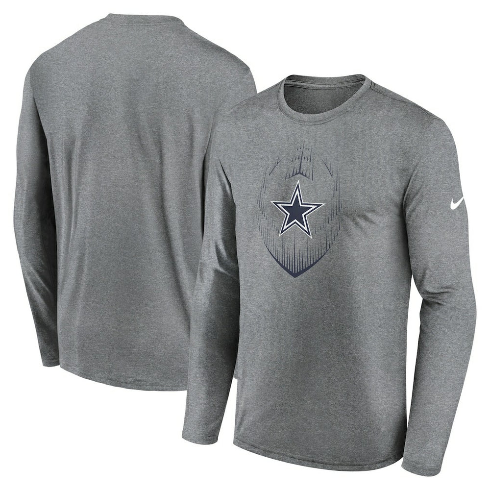 NFL Dallas Cowboys Icon Legend Performance Long Sleeve T-Shirt