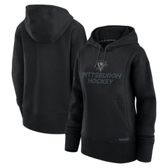 Pittsburgh Penguins Fanatics Women's Authentic Pro Road Pullover Hoodie
