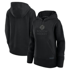 Boston Bruins Fanatics Women's Authentic Pro Road Pullover Hoodie