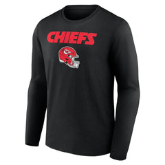 NFL Kansas City Chiefs Travis Kelce Team Wordmark Player Name & Number Long Sleeve T-Shirt