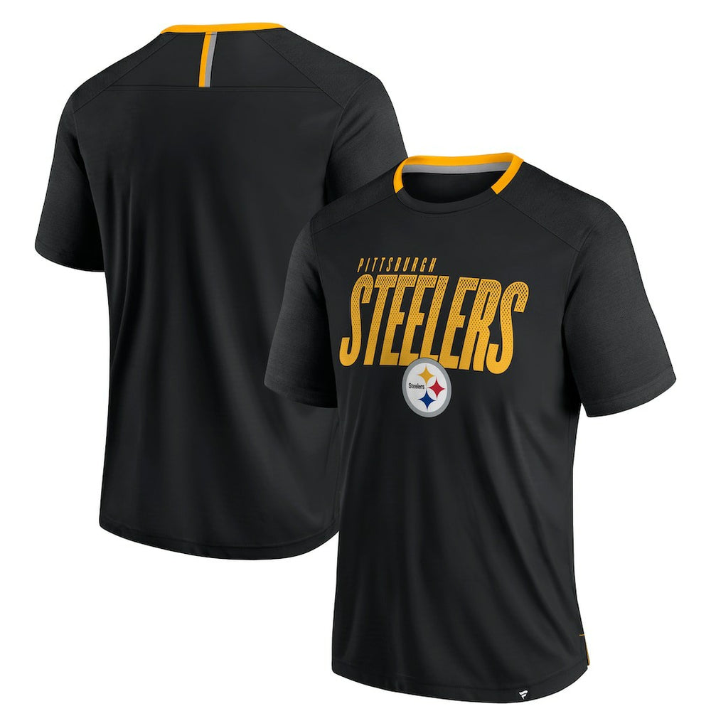 NFL Pittsburgh Steelers Defender Fade Slant T-Shirt