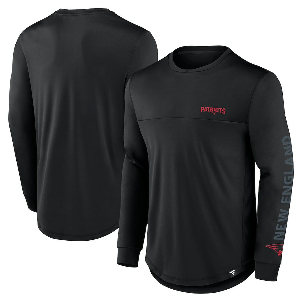 NFL New England Patriots Blackout Long Sleeve T-Shirt