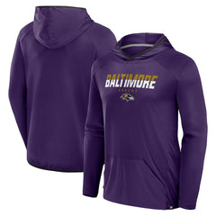 NFL Baltimore Ravens Transitional Defender Hoodie Long Sleeve T-Shirt