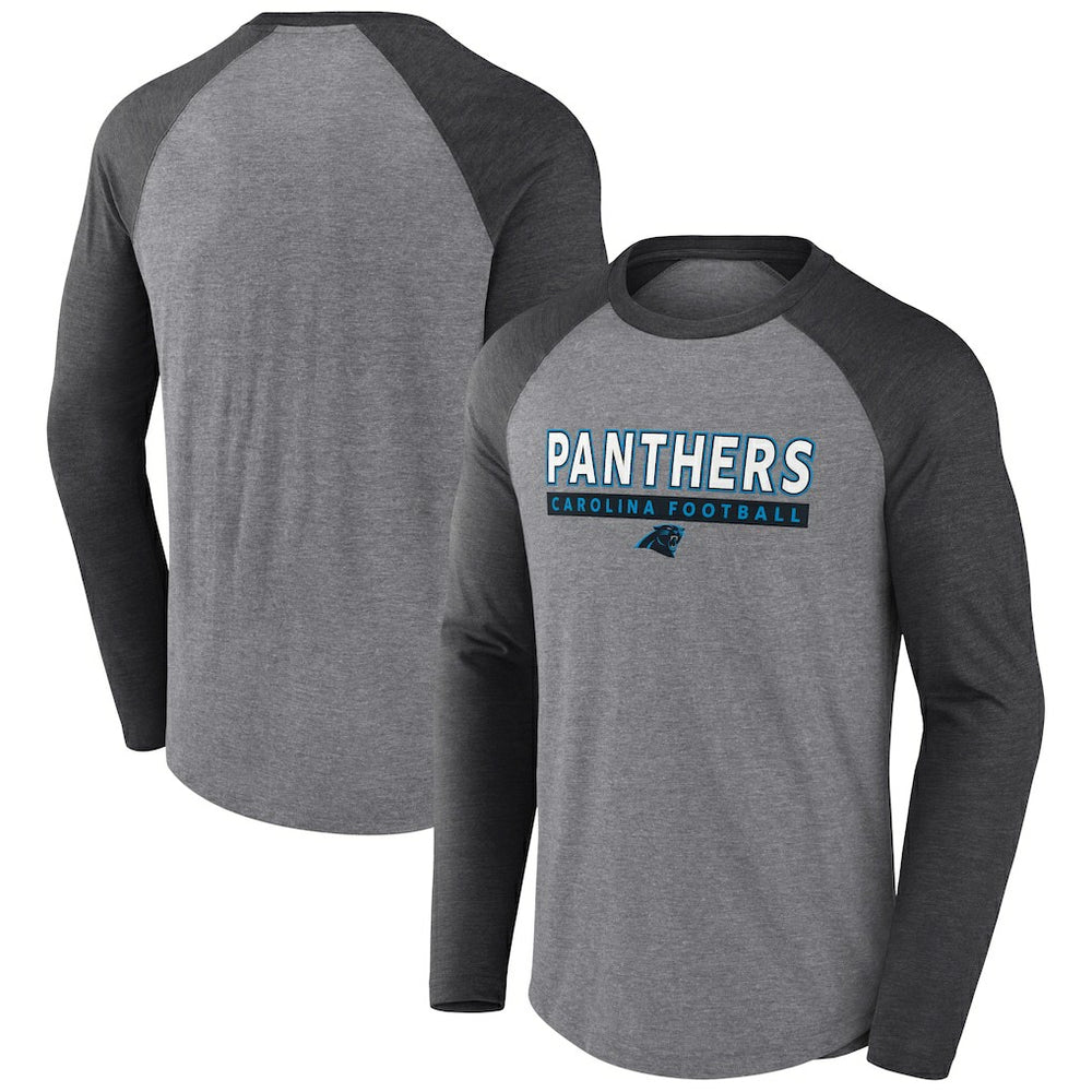NFL Carolina Panthers Tri-Blend Raglan Long Sleeve T-Shirt
