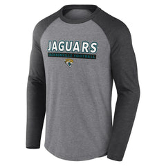 NFL Jacksonville Jaguars Tri-Blend Raglan Long Sleeve T-Shirt