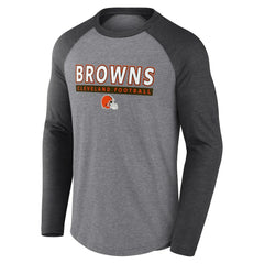 NFL Cleveland Browns Tri-Blend Raglan Long Sleeve T-Shirt