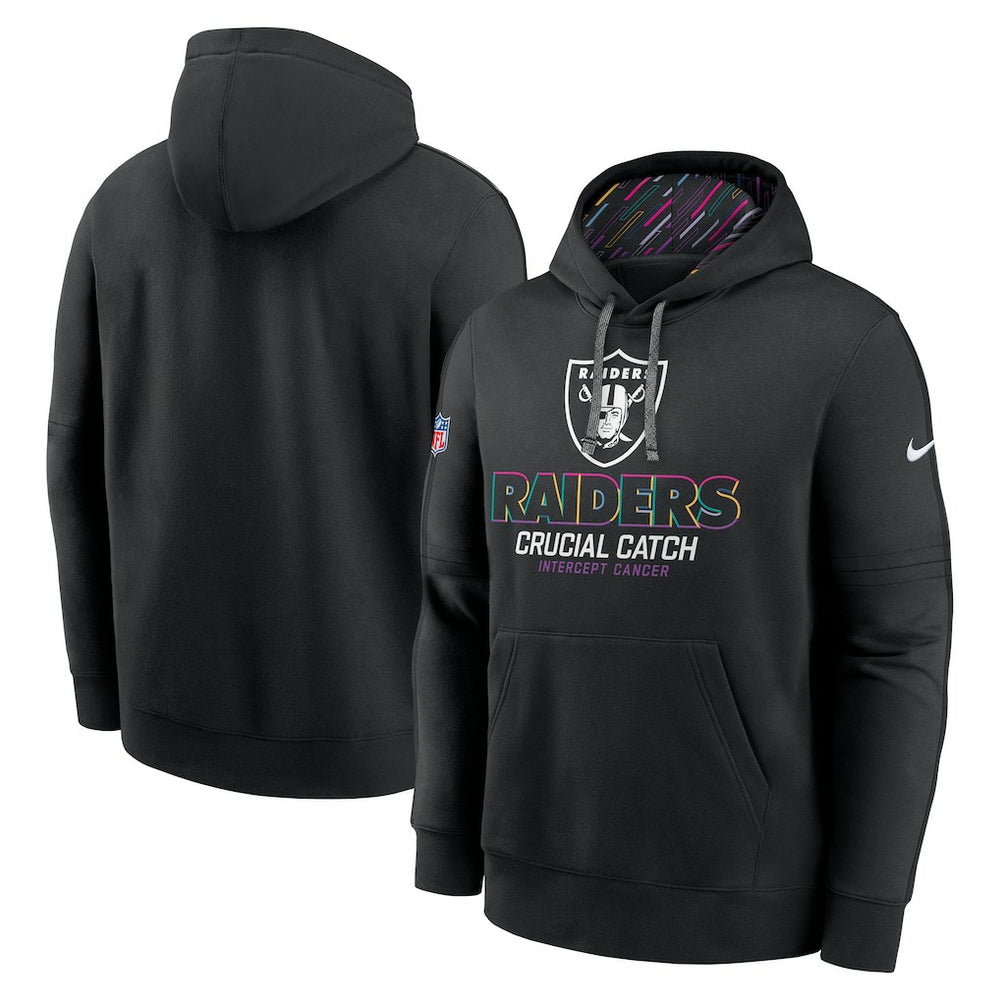 NFL Las Vegas Raiders 2024 NFL Crucial Catch Club Pullover Hoodie