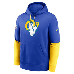 NFL Los Angeles Rams 2024 Sideline Club Pullover Hoodie