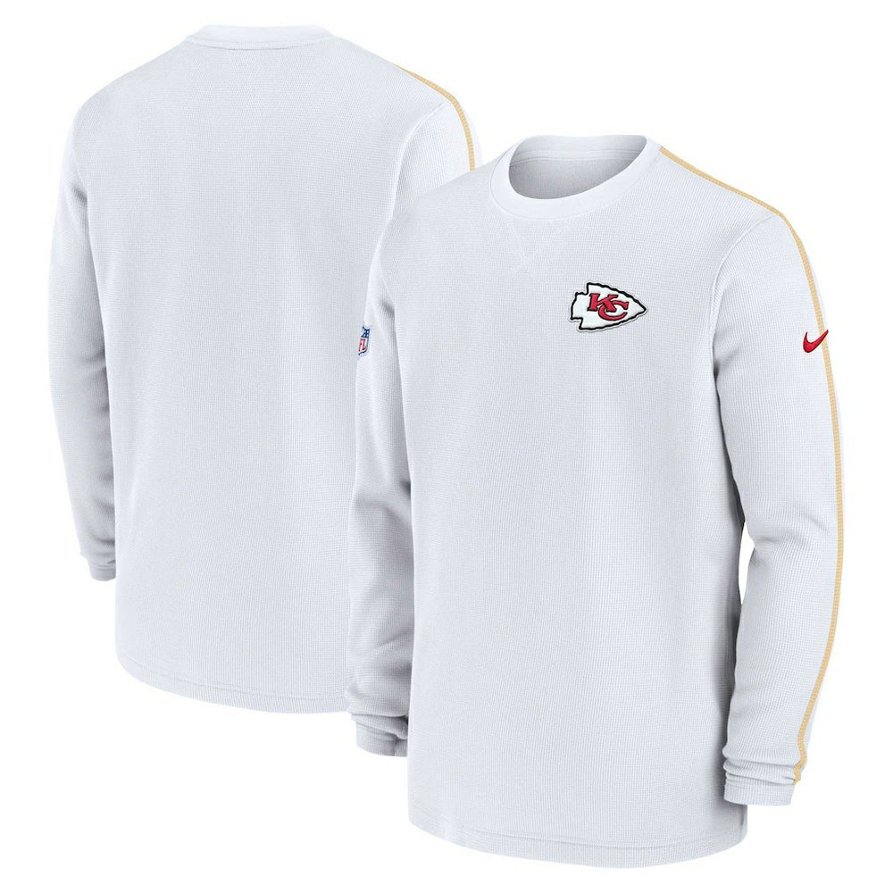 NFL Kansas City Chiefs 2024 Sideline Coaches Long Sleeve Top