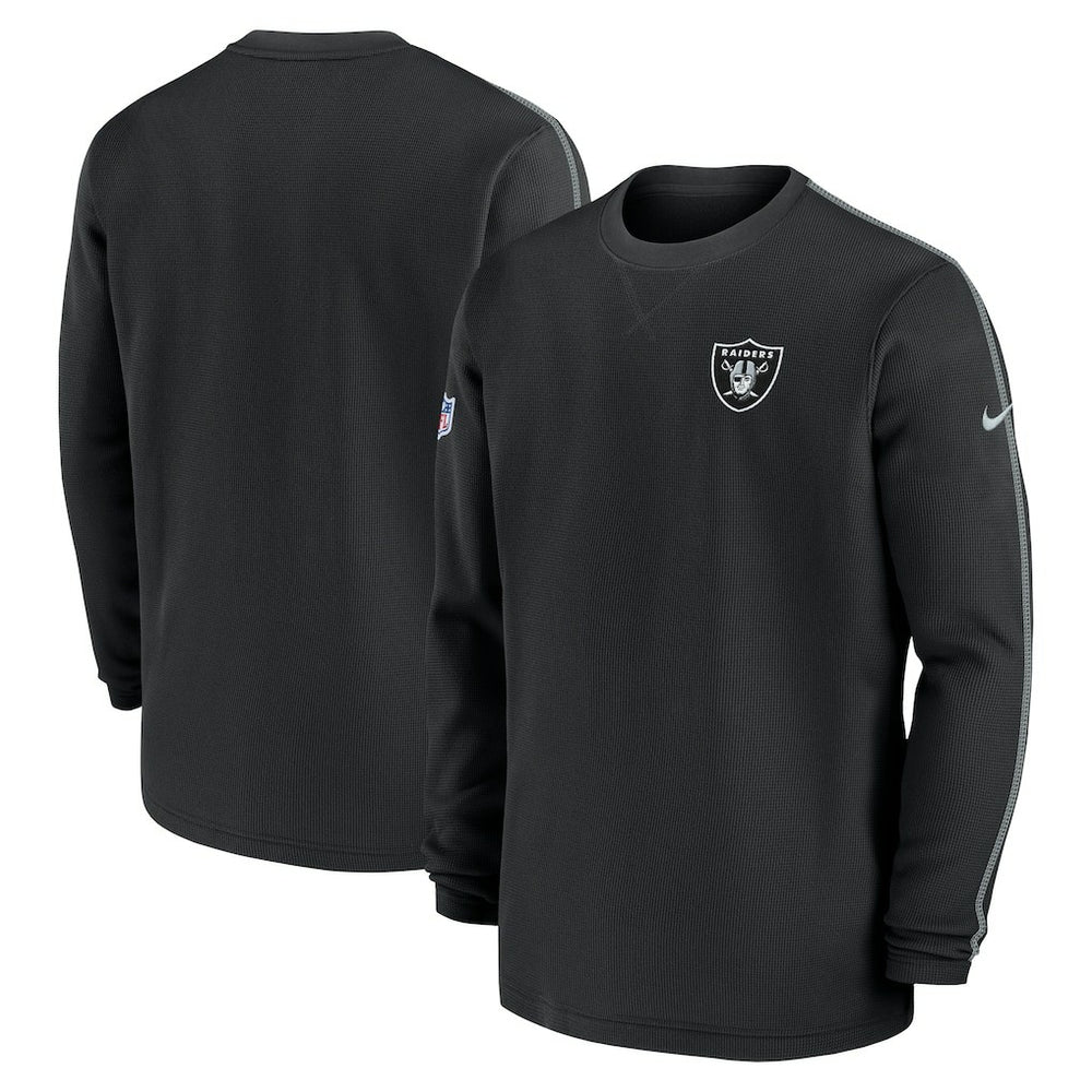 NFL Las Vegas Raiders 2024 Sideline Coaches Long Sleeve Top