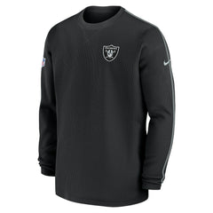 NFL Las Vegas Raiders 2024 Sideline Coaches Long Sleeve Top