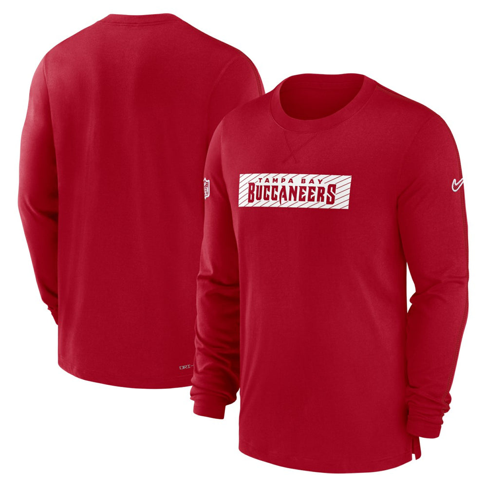 NFL Tampa Bay Buccaneers Sideline Player Performance Long Sleeve T-Shirt