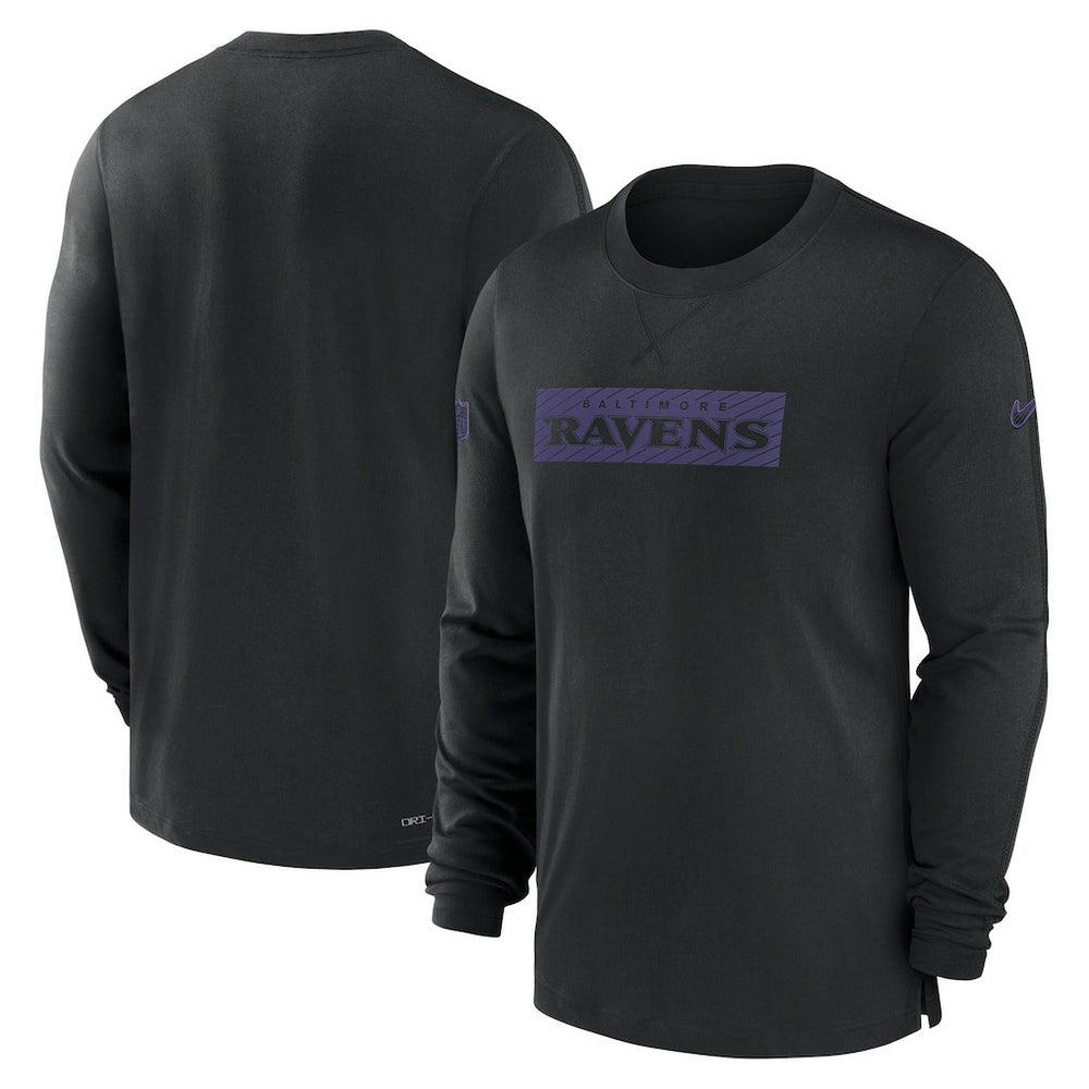 NFL Baltimore Ravens Sideline Player Performance Long Sleeve T-Shirt