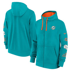 NFL Miami Dolphins Primetime Club Full-Zip Hoodie
