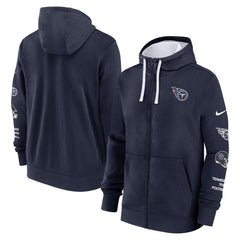 NFL Tennessee Titans Primetime Club Full-Zip Hoodie
