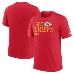 NFL Kansas City Chiefs Overlap Lockup Tri-Blend T-Shirt