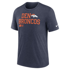 NFL Denver Broncos Overlap Lockup Tri-Blend T-Shirt