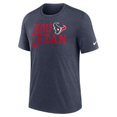 NFL Houston Texans Overlap Lockup Tri-Blend T-Shirt