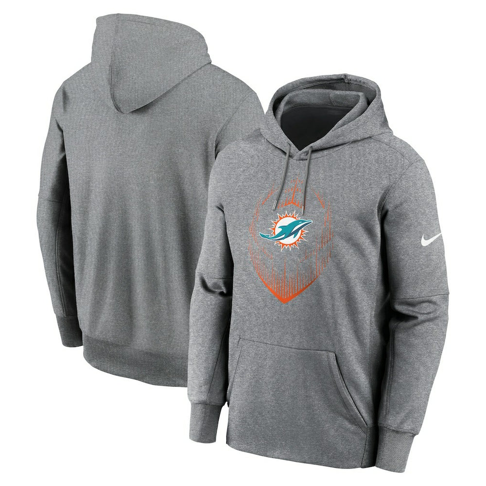 NFL Miami Dolphins Icon Performance Pullover Hoodie