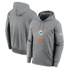 NFL Miami Dolphins Icon Performance Pullover Hoodie