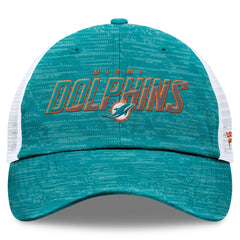 NFL Miami Dolphins Challenge Trucker Adjustable Hat