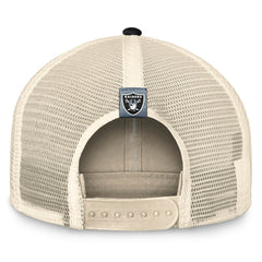 NFL Las Vegas Raiders Diamond Stripe Trucker Adjustable Hat