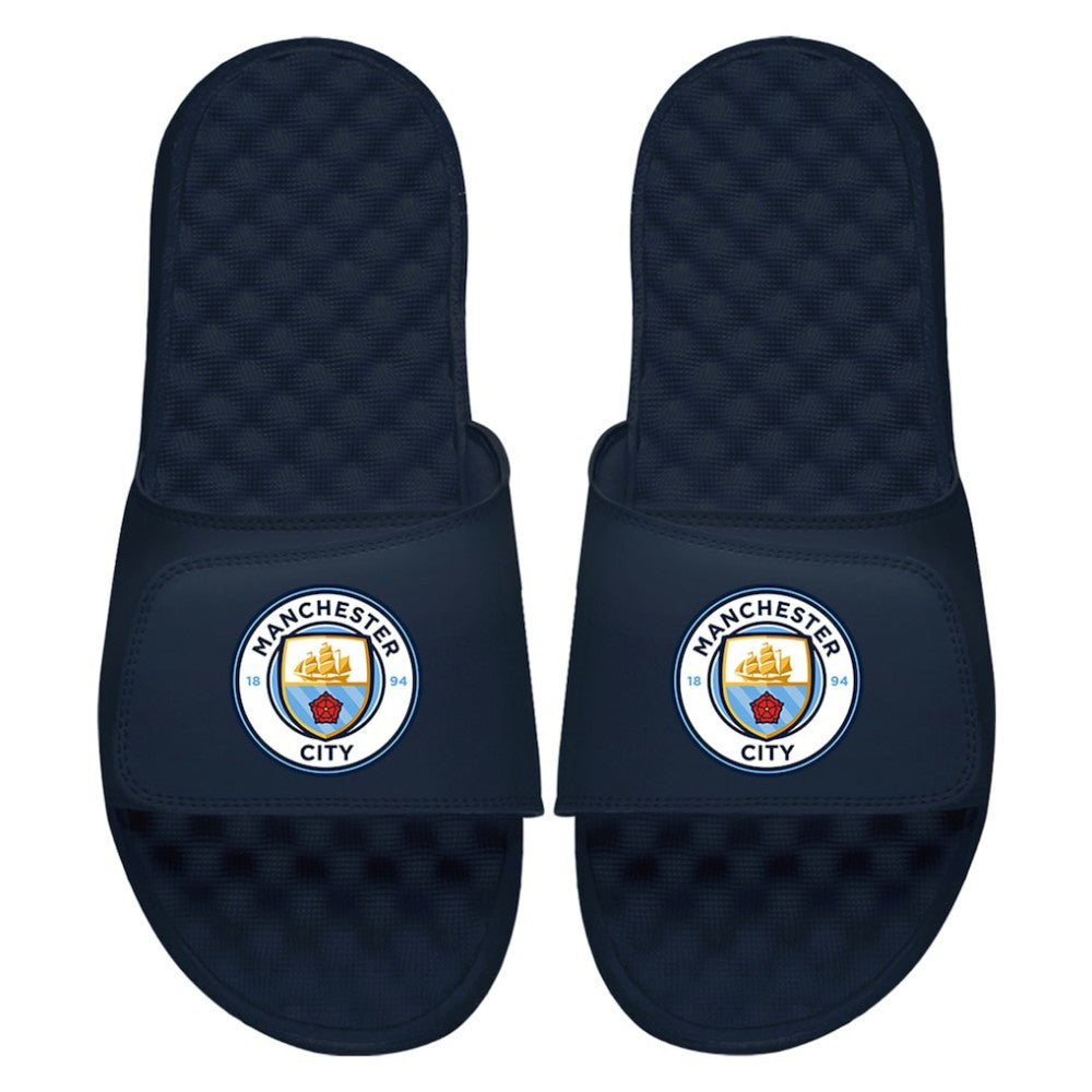 Manchester City ISlide Primary Logo Slide Sandals / Soccer New
