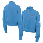 NFL Tennessee Titans Women's Rewind Phoenix Half-Zip Sweatshirt
