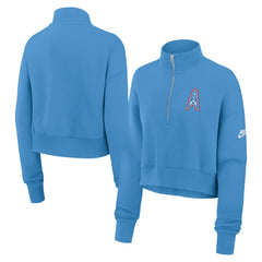 NFL Tennessee Titans Women's Rewind Phoenix Half-Zip Sweatshirt