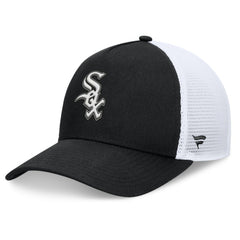 Chicago White Sox Fundamental A-Frame Adjustable Hat - Black