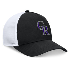 Colorado Rockies Fundamental A-Frame Adjustable Hat - Black