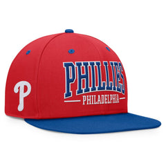Philadelphia Phillies Fundamental Bold Snapback Hat - Red/Royal