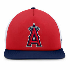 Los Angeles Angels Fundamental Foam Front Snapback Hat - Red/White
