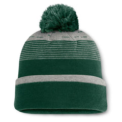 Athletics Fundamental Gradient Cuffed Knit Hat with Pom - Green